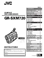 JVC GR-SXM720 Instructions Manual preview