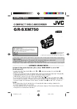 JVC GR-SXM750 Instructions Manual preview