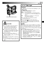 Preview for 23 page of JVC GR-SXM76 Instructions Manual