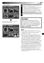 Preview for 47 page of JVC GR-SXM76 Instructions Manual