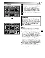 Preview for 47 page of JVC GR-SXM760A Instructions Manual