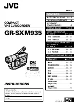 JVC GR-SXM935 Instructions Manual preview