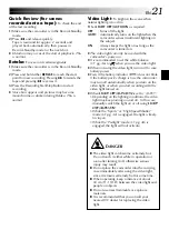 Предварительный просмотр 21 страницы JVC GR-SXM935 Instructions Manual