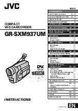 JVC GR-SXM937UM Instruction Manual предпросмотр