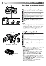 Предварительный просмотр 12 страницы JVC GR-SXM937UM Instruction Manual