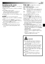 Preview for 21 page of JVC GR-SXM947UM Instructions Manual