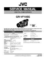 JVC GR-VF10EG Service Manual preview