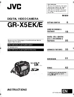 Preview for 1 page of JVC GR-X5AA Instructions Manual