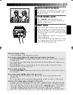 Preview for 15 page of JVC GV-PT1 Instructions Manual