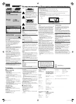 Preview for 1 page of JVC GVT0289-018D Instructions