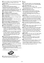 Предварительный просмотр 22 страницы JVC GW-SP100E Instructions Manual