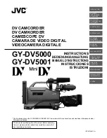 Предварительный просмотр 1 страницы JVC GY-DV5000 Instructions Manual