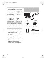 Предварительный просмотр 6 страницы JVC GY-HD250U - 3-ccd Prohd Camcorder Instructions Manual