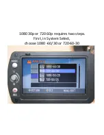 Предварительный просмотр 23 страницы JVC GY-HM100U - Camcorder - 1080p Quick Start Manual