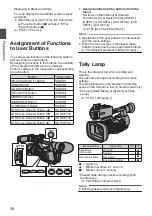 Предварительный просмотр 38 страницы JVC GY-HM620E Instruction