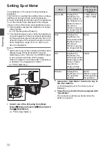 Предварительный просмотр 72 страницы JVC GY-HM620E Instruction