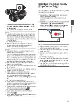 Preview for 75 page of JVC GY-HM620E Instruction