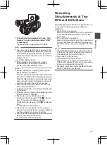 Предварительный просмотр 75 страницы JVC GY-HM650E Instructions Manual