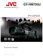 Предварительный просмотр 1 страницы JVC GY-HM750U Brochure & Specs