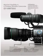 Предварительный просмотр 6 страницы JVC GY-HM750U Brochure & Specs