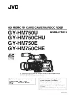 Предварительный просмотр 3 страницы JVC GY-HM750U Instructions Manual