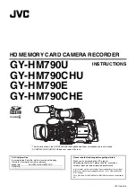 JVC GY-HM790U Instructions Manual предпросмотр