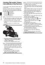 Preview for 74 page of JVC GY-LS300CHE Instructions Manual