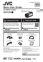 JVC GZ-E220 User Manual preview