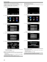 Предварительный просмотр 22 страницы JVC GZ-E300 User Manual