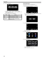 Предварительный просмотр 36 страницы JVC GZ-E300 User Manual