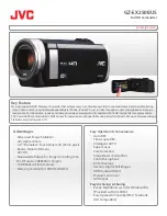 Preview for 1 page of JVC GZ-EX250BUS Specifications