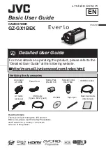 Preview for 1 page of JVC GZ-GX1BEK Basic User'S Manual