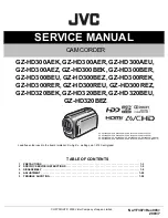 Preview for 1 page of JVC GZ-HD300AEK Service Manual