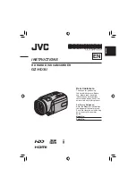 Предварительный просмотр 1 страницы JVC GZ-HD3E Instructions Manual