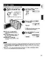 Предварительный просмотр 21 страницы JVC GZ-HD3U Instructions Manual