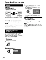 Предварительный просмотр 22 страницы JVC GZ-HD5 AA Manual Book