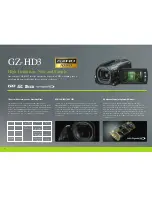 Preview for 6 page of JVC GZ HD5 - Everio Camcorder - 1080i Brochure & Specs