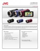 Предварительный просмотр 1 страницы JVC GZ-HM50US Specifications