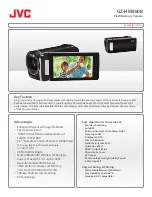 Preview for 1 page of JVC GZ-HM860BUS Specification Sheet