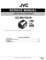 Preview for 1 page of JVC GZ-MG130US Service Manual