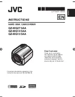 Preview for 1 page of JVC GZ-MG135AA Instructions Manual