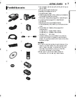 Предварительный просмотр 7 страницы JVC GZ-MG20AA Instructions Manual