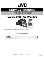 JVC GZ-MG21USM Service Manual preview