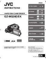 JVC GZ-MG26E Instructions Manual preview