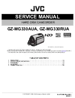 Preview for 1 page of JVC GZ-MG330AUA Service Manual