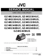 JVC GZ-MG330HUC Service Manual preview