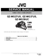 Предварительный просмотр 1 страницы JVC GZ-MG37US Service Manual