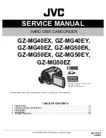 JVC GZ-MG40EX Service Manual preview