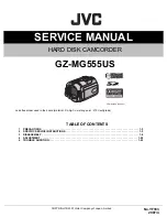 Preview for 1 page of JVC GZ-MG555US Service Manual