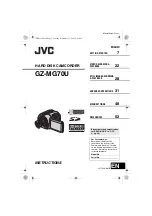 Предварительный просмотр 1 страницы JVC GZ-MG70AG Instructions Manual